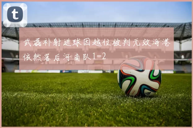武磊补射进球因越位被判无效海港依然落后河南队1-2
