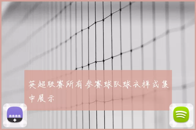 英超联赛所有参赛球队球衣样式集中展示
