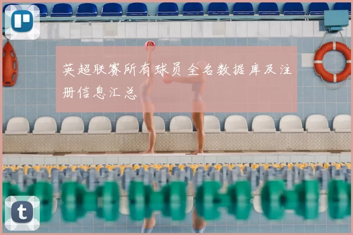 英超联赛所有球员全名数据库及注册信息汇总